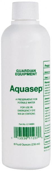 Guardian - Portable Eye Wash Station Accessories Type: Water Preservative Bottle Station Compatibility: Portable Eyewash Stations - USA Tool & Supply