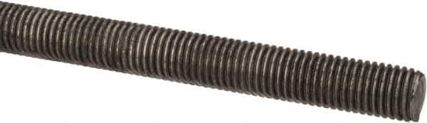 Made in USA - 5/16-24 UNF (Fine), 6' Long, Stainless Steel Threaded Rod - Right Hand Thread - USA Tool & Supply