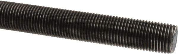 Made in USA - 1/2-20 UNF (Fine), 6' Long, Stainless Steel Threaded Rod - Right Hand Thread - USA Tool & Supply