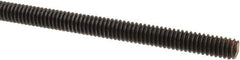 Value Collection - 1/4-20 UNC (Coarse), 6' Long, Alloy Steel Threaded Rod - Right Hand Thread - USA Tool & Supply