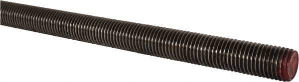 Value Collection - 1-1/8-7 UNC (Coarse), 6' Long, Alloy Steel Threaded Rod - Right Hand Thread - USA Tool & Supply