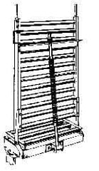 Dematic - 36 Inch Long Gate Sections for Conveyors - Counterbalanced Type, 30 Inch Wide - USA Tool & Supply