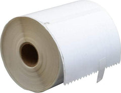 Dymo - 4" Wide x 6" Long, White Die Cut Paper with Semi Perm. Adhesive Shipping Label - For DYMO LabelWriter Printers - USA Tool & Supply