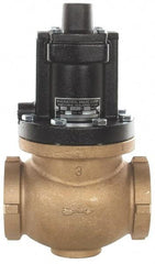 Magnatrol Valve - 3" Port, 2 Way, Bronze Solenoid Valve - Normally Open - USA Tool & Supply