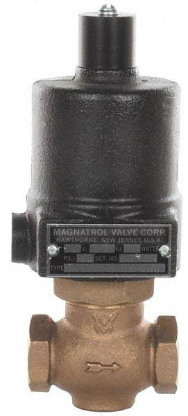 Magnatrol Valve - 3/4" Port, 2 Way, Solenoid Valve - Normally Open - USA Tool & Supply