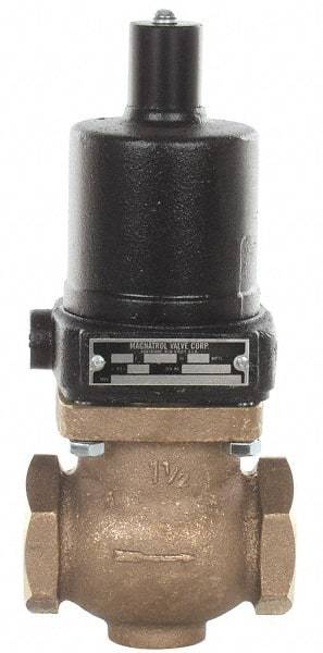 Magnatrol Valve - 1-1/2" Port, 2 Way, Solenoid Valve - Normally Open - USA Tool & Supply