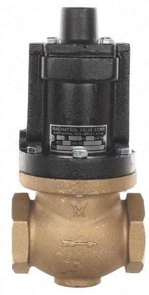 Magnatrol Valve - 2" Port, 2 Way, Solenoid Valve - Normally Open - USA Tool & Supply