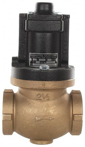 Magnatrol Valve - 2-1/2" Port, 2 Way, Solenoid Valve - Normally Closed - USA Tool & Supply