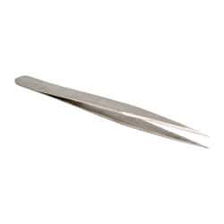 Value Collection - 4-1/4" OAL 3C-SA Dumont-Style Swiss Pattern Tweezers - Shorter Version of Pattern #3 - USA Tool & Supply