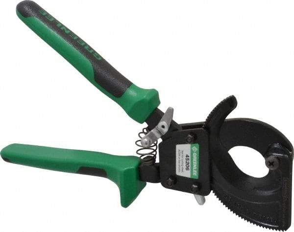 Greenlee - 10" OAL, 1-3/8" Capacity, Cable Cutter - Molded Plastic Handle - USA Tool & Supply