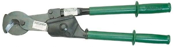 Greenlee - 27-1/2" OAL, 1,500 MCM Capacity, Cable Cutter - Rubber Handle - USA Tool & Supply