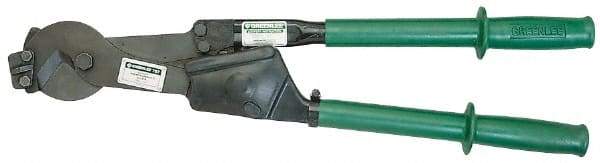 Greenlee - 29-1/4" OAL, 1/2" Capacity, Cable Cutter - Rubber Handle - USA Tool & Supply