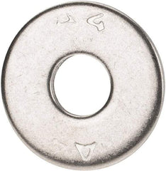 Value Collection - M8 Screw, Grade 316 Stainless Steel Fender Flat Washer - 8.4mm ID x 24mm OD, Plain Finish - USA Tool & Supply