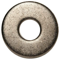Value Collection - M10 Screw, Grade 316 Stainless Steel Fender Flat Washer - 10.5mm ID x 30mm OD, Plain Finish - USA Tool & Supply