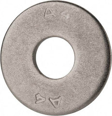 Value Collection - M12 Screw, Grade 316 Stainless Steel Fender Flat Washer - 13mm ID x 37mm OD, Plain Finish - USA Tool & Supply
