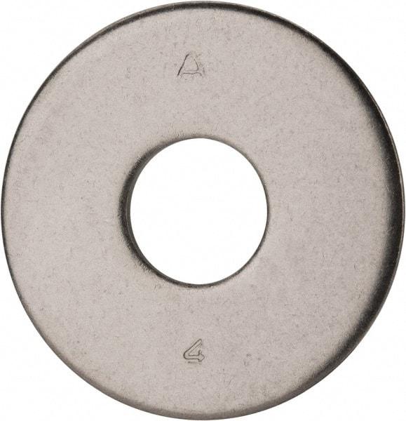 Value Collection - M16 Screw, Grade 316 Stainless Steel Fender Flat Washer - 17mm ID x 50mm OD, Plain Finish - USA Tool & Supply