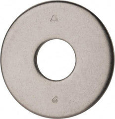 Value Collection - M16 Screw, Grade 316 Stainless Steel Fender Flat Washer - 17mm ID x 50mm OD, Plain Finish - USA Tool & Supply