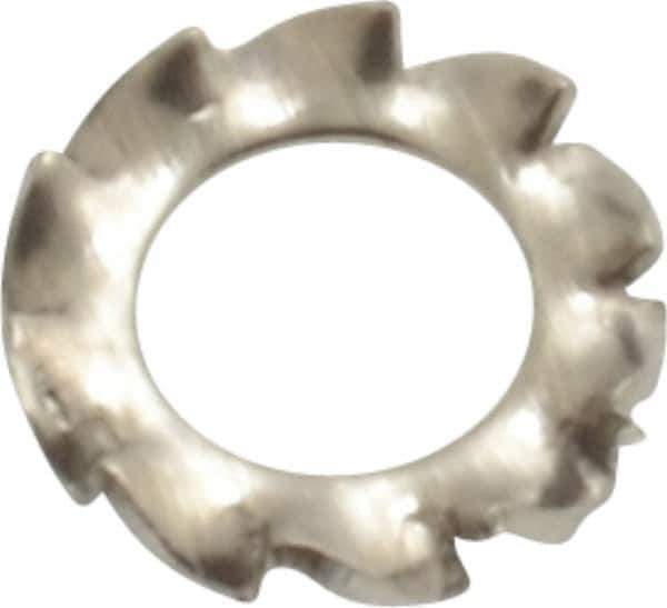 Value Collection - M3 Screw, 3.2mm ID, Stainless Steel External Tooth Lock Washer - 6mm OD, Uncoated, Grade 316 & Austenitic A4 - USA Tool & Supply