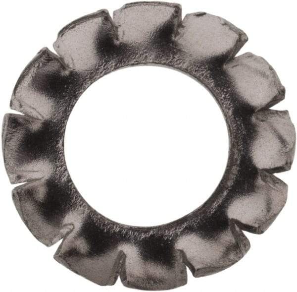 Value Collection - M5 Screw, 5.3mm ID, Stainless Steel External Tooth Lock Washer - 10mm OD, Uncoated, Grade 316 & Austenitic A4 - USA Tool & Supply