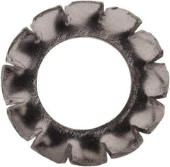 Value Collection - M5 Screw, 5.3mm ID, Stainless Steel External Tooth Lock Washer - 10mm OD, Uncoated, Grade 316 & Austenitic A4 - USA Tool & Supply