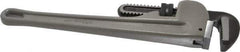 Value Collection - 14" Aluminum Straight Pipe Wrench - 2" Pipe Capacity - USA Tool & Supply