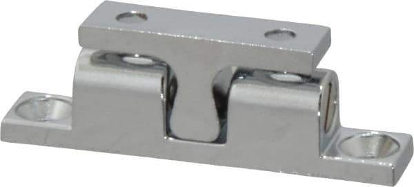 Sugatsune - 1.67" Long x 0.31" Wide x 0.54" High, Zinc Alloy Tension Catch - Chrome Plated, 2.1(4.6) N/Lb Pull Force, 3(6.6) N/Lb Push Force, 7/16" Long Strike, 19/64" Wide Strike - USA Tool & Supply