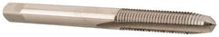 Regal Cutting Tools - 1/4-20 UNC 3B 4 Flute Bright Finish High Speed Steel Straight Flute Standard Hand Tap - Bottoming, Right Hand Thread, 2-1/2" OAL, 1" Thread Length, H3 Limit, Oversize - Exact Industrial Supply