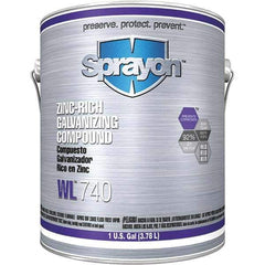 Sprayon - 1 Gal Zinc Cold Galvanizing Compound - Comes in Can - USA Tool & Supply