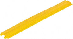 Vestil - 40" Long x 5-1/2" Wide x 3/4" High, Rubber Ramp Cable Guard - 2,200 Lb Load Limit - USA Tool & Supply