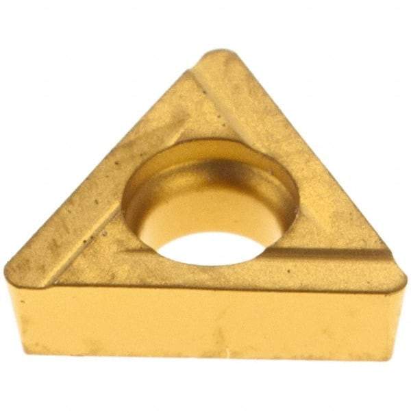 Komet - TOHX06T104 G06 Grade BK6425 Carbide Boring Insert - TiCN/Al2O3/TiN Finish, 60° Triangle, 8° Relief Angle, 4mm Inscr Circle, 1.8mm Thick, 0.4mm Corner Radius - USA Tool & Supply