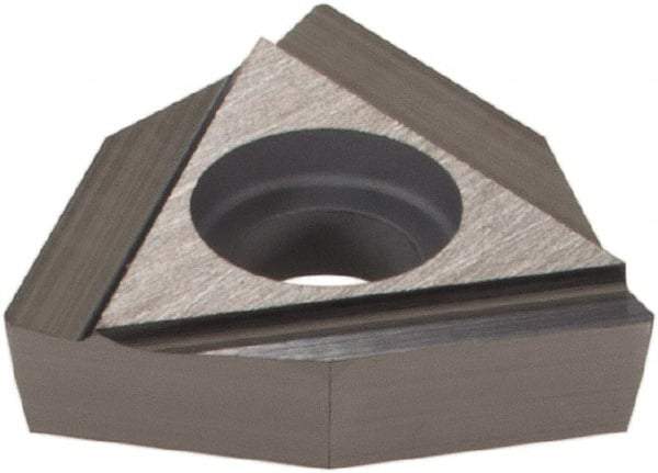 Komet - WOHX060302 Grade K10 Carbide Boring Insert - Uncoated, 80° Trigon, 8° Relief Angle, 10mm Inscr Circle, 3.18mm Thick, 0.2mm Corner Radius - USA Tool & Supply