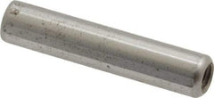 Gibraltar - 5/16" Diam x 1-1/2" Pin Length C-1215 Case Hardened Steel Pull Out Dowel Pin - 1 Beveled & 1 Threaded End - USA Tool & Supply