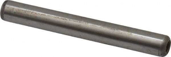 Gibraltar - 3/8" Diam x 3" Pin Length C-1215 Case Hardened Steel Pull Out Dowel Pin - 1 Beveled & 1 Threaded End - USA Tool & Supply