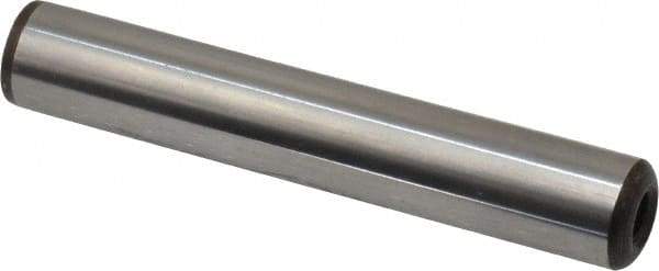 Gibraltar - 1/2" Diam x 3" Pin Length C-1215 Case Hardened Steel Pull Out Dowel Pin - 1 Beveled & 1 Threaded End - USA Tool & Supply