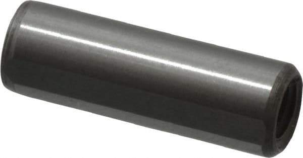 Gibraltar - 1/4" Diam x 3/4" Pin Length C-1215 Case Hardened Steel Pull Out Dowel Pin - 1 Beveled & 1 Threaded End - USA Tool & Supply