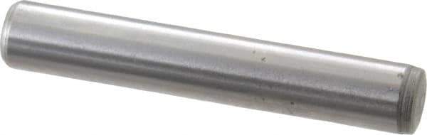 Gibraltar - 1/4" Diam x 1-1/2" Pin Length C-1215 Case Hardened Steel Pull Out Dowel Pin - 1 Beveled & 1 Threaded End - USA Tool & Supply