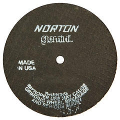 4″ × 1/8″ × 1/4″ Gemini Small Diameter Cut-Off Wheel Type 01 Straight Aluminum Oxide - USA Tool & Supply