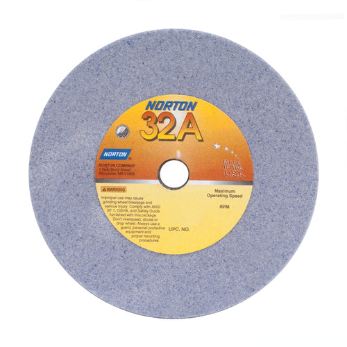 4″ × 1/4″ × 1/2″ 32A Toolroom Wheel Type 01 Straight 60 Grit Aluminum Oxide - USA Tool & Supply