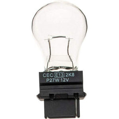 Value Collection - 12.8 Volt, Incandescent Miniature & Specialty S8 Lamp - Plastic Wedge Base - USA Tool & Supply