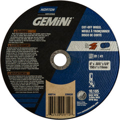 150 mm × 1 mm × 5/8″ Gemini Circular Saw Cut-Off Wheel U57A 60 O Type 01/41 - USA Tool & Supply