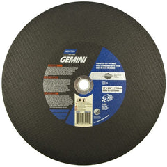 14″ × 1/8″ × 1″ Metal Decking High Speed Cut-Off Wheel Type 01 Straight 24 Grit - USA Tool & Supply