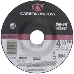 ‎7″ × 1/4″ × 5/8″-11 T27 Carbo White A24 Grit Depressed Center Wheel - USA Tool & Supply