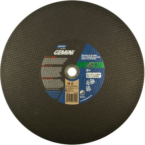 12″ × 1/8″ × 1″ Concrete High Speed Cut-Off Wheel Type 01 Straight Silicon Carbide - USA Tool & Supply