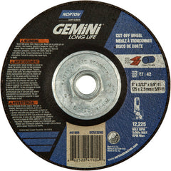 ‎5″ × 3/32″ × 5/8″-11 Gemini Non-Woven Depressed Center Wheel Type 27 24 Grit - USA Tool & Supply