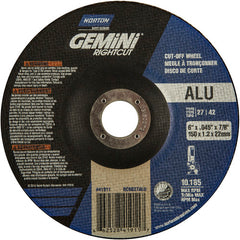 6″ × 0.045″ × 7/8″ Gemini Non-Woven Depressed Center Wheel Type 27 24 Grit - USA Tool & Supply