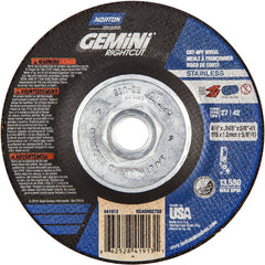 ‎4-1/2″ × 0.045″ × 5/8″-11 Gemini Non-Woven Depressed Center Wheel Type 27 24 Grit - USA Tool & Supply