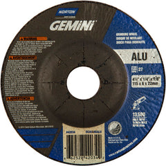 ‎4-1/2″ × 1/4″ × 7/8″ Gemini Non-Woven Depressed Center Wheel Type 27 - USA Tool & Supply