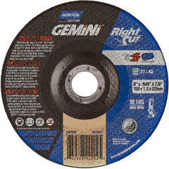 6 x .045 × 7/8″ Gemini RightCut Cutting Wheel A 24 Q B Type 27/42 - USA Tool & Supply