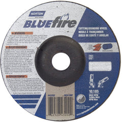 6 × 1/8 × 7/8″ BlueFire Grinding Wheel ZA 30 U Type 27 - USA Tool & Supply