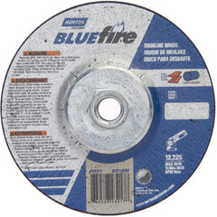 ‎5 × 1/4 × 5/8 - 11″ BlueFire Grinding Wheel ZA 24 S Type 27 - USA Tool & Supply